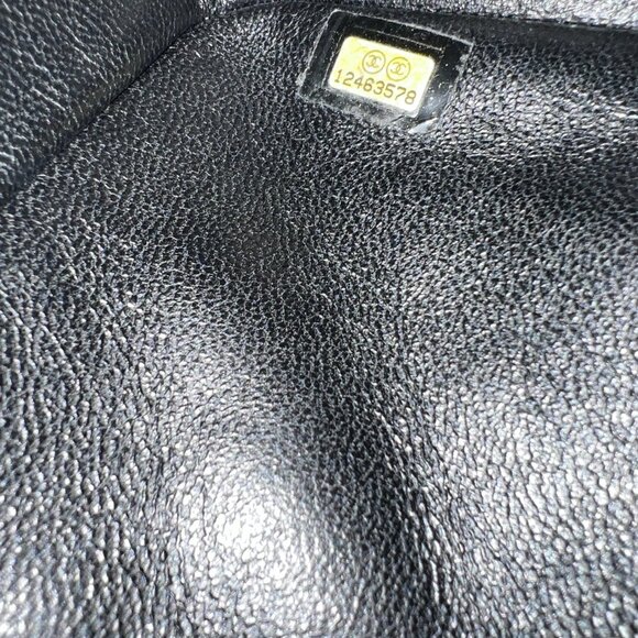 Authentic Chanel Classic Caviar Jumbo Flap Bag in SHW - $11,700 Retail - Picture 7 of 16